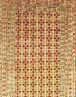 AFSCHAR,PERSIEN CA.188 X 105 CM. EHZ.3 FLOR WOLLE CA.40 JAHRE.