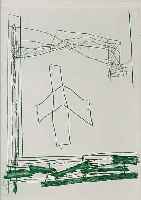 MEISTERMANN, GEORG, 1911-1990, FITTICH, KALTNADELRADIERUNG AUF BüTTEN, VON 1988, HANDSIGNIERT UND NUM. 1/1 HC, IN GRüN, CA. 14.5 X ...