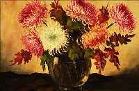 WYNGARDEN, H. V., 1. HäLFTE 20. JH., BLUMEN IM GLASVASE, ÖL/LWD., SIGN., 60 X 80 CM, R.
