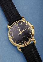JAEGER LE COULTRE HERRENARMBANDUHR, SCHWEIZUM 1964, NEUTR. METALL RUNDGEH. VERG., BETONTEBANDANSTößE WURDEN AUFGEDR., BLATT REST., BEZ-EICHNUNG ...