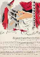 3 LIEDERBLäTTER, AUS: TONUS, CHANSONS AU SALLES DE GARDES, ED. PRAVAZ, LAUSANNE AUGUST 1947, MIT BUNT LITHOGR. BILDERN STARK EROTISCHEN ...