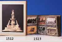 PRACHTALBUM, VON SKULPTUREN BZW. ENTWüRFEN VON VIKTOR CAPELLER, MIT WIDMUNG AN SEINEN SOHN ERWIN ZUM 23. GEBURTSTAG 16.01.1893, UND 18 ...