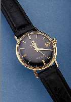 OMEGA HERRENARMBANDUHR AUTOMATIK, REF.-NR. 004153, SCHWEIZ/USA UM 1964, GG 585/000, EINSCHALENGEH., GET. A-WELLE, BLATT REST., WERK VERG., ...