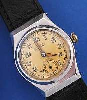 KONVOLUT. 2 HERRENARMBANDUHREN, UM 1938, 1X ZENITH, METALL VERCHR., EDELST.-BODEN U. GLASR. GEDR., ORIG.-BLATT FL., 17 ST., SELTE- NES ...
