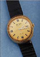 KONVOLUT: 2 GLASHÜTTE HERRENARMBANDUHREN SPEZIMATIC, DEUTSCHL. UM 1970, 1X EDELST., INCL. EDELST.-BAND, 1X MASSIV METALL HARTVER- G., BODEN ...