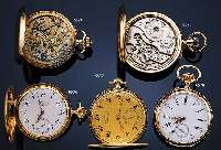 HUMBERT RAMUZ & CO. HERRENTASCHENUHR LEPINE, REF. NR. 66156, SCHWEIZ UM 1890, RG 750/000, BOD. SYMM. GUILL. BERIEBEN, MONOGRAMMSPIEGEL FREI, ORIG. ...