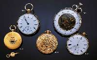 BAUTTE A GENEVE HERRENTASCHENUHR, LEPINE, SCHWEIZ UM 1835, GG 750/000, FEINE RUNDUM- GRAV., RüCKS. DARST. EINER GALANTEN SZENE, RäDER WIE ...
