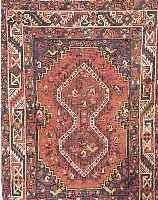 SHIRAZ, PERSIEN, 154 X 116CM, WOLLE AUF WOLLE, EHZ 4, UM 1930