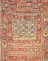 SCHIRWAN-KELIM, PERSIEN, 365 X 150CM, EHZ 4, UM 1890