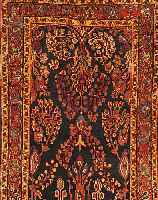 SAROGH MAHAL, PERSIEN, 405 X 147CM, FLOR WOLLE, EHZ 3, CA.60 JAHRE