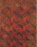 AFGAHNE CA.350 X 253 CM. EHZ.4 WOLLE-WOLLE CA.80 JAHRE.