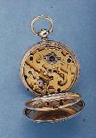 WHITHEAD HERRENTASCHENUHR LEPINE, SCHWEIZ/ ENGLAND UM 1860, SILBER, BODEN SYM. GUILL., SILBERZIFFERBL., AM RAND AUFGES. GOLDAPPLIKA- TIONEN, IN ...