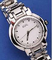 ERNEST BOREL HERRENARMBANDUHR AUTOMATIK, REF.-NR. 7403, SCHWEIZ UM 1992, EDELST. INCL. EDELST.-BAND, TEILW. SAT., TEILW. POL., GEH. ...