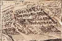 KONVOLUT VON 2 BLATT, MIT KUPFERSTICHEN AUS GüNTZBURG: 1.) KUPFERSTICH V. STRIDBECK GüNTZBURG, DIE RESIDENTZ STATT D. MARGGRAFF- SCHAFT ...