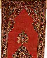 SAROGH,PERSIEN CA 194 X 74 CM. .EHZ 4 FLOR WOLLE.CA 50 JAHRE.