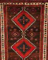 LORI,PERSIEN CA 290 X 155 CM. .EHZ 3-4.FLOR WOLLE.CA 40 JAHRE.