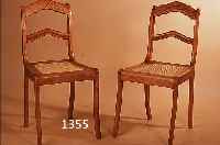 ZWEI BIEDERMEIERSTüHLE, DEUTSCH, UM 1870, BIRKE MASSIV, Z.T. FURNIERT, H. CA. 94 CM, SH. 50 CM, L. ALTERSSP.