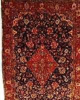 SAROGH,PERSIEN CA 157 X 109 CM. FLOR WOLLE.EHZ 2.CA 40 JAHRE.