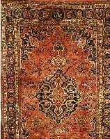 MESCHED SIGN., PERSIEN, 307 X 189CM, EHZ 3 FLOR WOLLE, CA.30 JAHRE