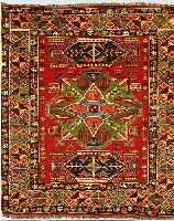 KAZAK, RUSSLAND, 212 X 195CM, EHZ 2 WOLLE AUF WOLLE, CA.5 JAHRE