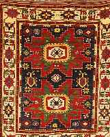 KAZAK, RUSSLAND, 168 X 174CM, EHZ 2 WOLLE AUF WOLLE, CA.10 JAHRE