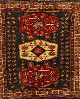 KAZAK, RUSSLAND, 188 X 163CM, EHZ 2 WOLLE AUF WOLLE, CA.10 JAHRE