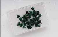 LOT LOSE SMARAGDE ZUS. CA. 15.09 CT, Z.T. MIT KERBEN