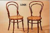 ZWEI STUHLPAARE, THONET, BUGHOLZ, SITZFLäCHEN GEFLOCHTEN, H. CA. 72 CM, SITZH. CA. 47 CM, BZW. H. CA. 82 CM, ...