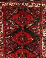 AFSCHAR, PERSIEN, 189 X 144CM, EHZ 3 FLOR WOLLE, DATIERT 1946
