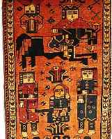 KHORAMABAD, PERSIEN, 305 X 112CM, EHZ 3 FLOR WOLLE, CA.50 JAHRE