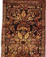 BORCHALU, PERSIEN, 198 X 98CM, EHZ 4 FLOR WOLLE, CA.80 JAHRE