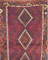 KAZAK, RUSSLAND, 203 X 123CM, EHZ 3 WOLLE AUF WOLLE, UM 1920