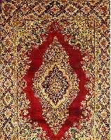 KERMAN, PERSIEN, 257 X 164CM, EHZ 4 FLOR WOLLE, CA.70 JAHRE