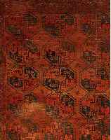 AFGHAN, 309 X 219CM, EHZ 4-5 WOLLE AUF WOLLE, CA.70 JAHRE