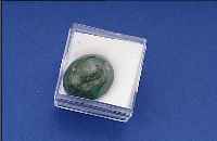LOSER SMARAGDCABOCHON, CA. 21.30 CT,
