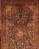 KESCHAN, PERSIEN, 205 X 139CM, EHZ 2 FLOR WOLLE, CA.30 JAHRE