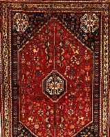 ABADEH, PERSIEN, 160 X 108CM, EHZ 2 FLOR WOLLE, CA.20 JAHRE