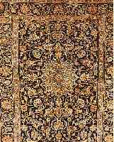 KESCHAN, PERSIEN, 186 X 140CM, EHZ 3 FLOR WOLLE, CA.40 JAHRE