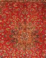 MESCHED, PERSIEN, 217 X 228CM, EHZ 3 FLOR WOLLE, CA.30 JAHRE