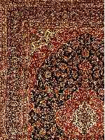 KESCHAN SIGN., PERSIEN, 423 X 308CM, EHZ 2 FLOR WOLLE, CA.30 JAHRE