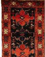 SHASAWAN, PERSIEN, 154 X 99CM, EHZ 2 FLOR WOLLE, CA.50 JAHRE