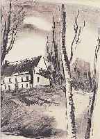 VLAMINCK, MAURICE DE, 1876-1958, LITHOGRAPHIE, HANDSIGNIERT, CA. 16,5 X 13 CM