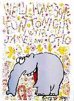 James Rizzi und Otto Waalkes, Multiple: We'll have some Fun tonight with James and Otto, von Rizzi handsign. und dat. 95, ca. 29 x 20 cm, ...