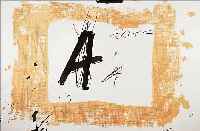 TAPIES, ANTONI, GEB. 1923 BARCELONA, FARBLITHOGRAPHIE, BLATTGR. CA. 55 X 75 CM, WVZ NR. G 639