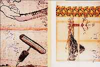 KONVOLUT AUS DREI MULTIPLES: 2 X SIGMAR POLKE, BEIDE HANDSIGNIERT, 1 X GERHARD RICHTER, HANDSIGNIERT, JE CA. 10 X 15 CM, U.GL.