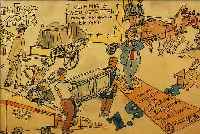 JUBILäUMSGESCHENK DER VEREINIGTEN BREMER WERKSTäTTEN, 1966, 50JäHRIGES JUBILäUM, CA. 37 X 62 CM