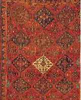 AFSHAR, PERSIEN, 191 X 150CM, EHZ 4 WOLLE AUF WOLLE, CA.60 JAHRE
