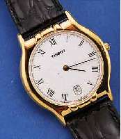 KONVOLUT: 2 TISSOT ARMBANDUHREN, SCHWEIZ UM 1994, METALL HARTVERG., EDELST.-BöDEN GEDR., LEDERB., STIFTSCHL., EMAILFARB. KONTRASTZIF- FERBL., ...