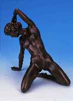 BREKER, ARNO, ELBERFELD 1900-1991 DüSSELDORF, DIE GRAZIE, BRONZEFIGUR, SIGNIERT UND NUM. 137/300, GIEßERMARKE VON VENTURI ARTE, H. CA. 26 CM, MIT ...