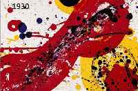 FRANCIS, SAM, 1923-1994, ZWEI FARBLITHO- GRAPHIEN, BEIDE IM STEIN SIGN., JE CA. 39 X 28 CM, PP